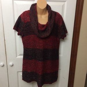 Elementz Sparkling Cowl Neck Sweater